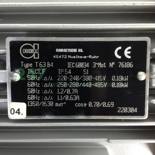 T63B4-SN8FH Ruhrgetriebe Mulheim Image 2