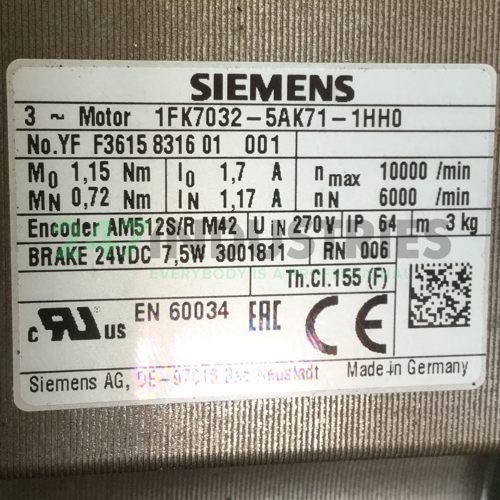 1FK7032-5AK71-1HH0 Siemens Image 4