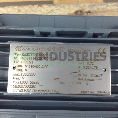 KA37TDT80K4/TH SEW-EURODRIVE Image 2