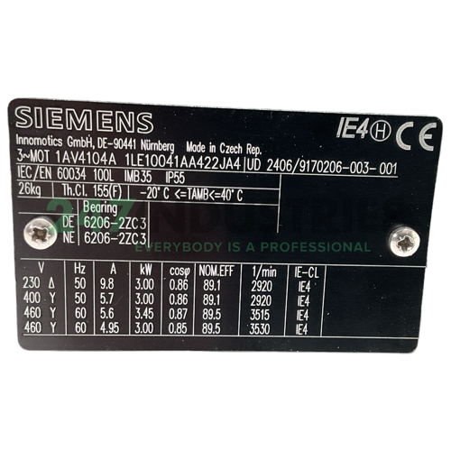 1LE1004-1AA42-2JA4 Siemens Image 4