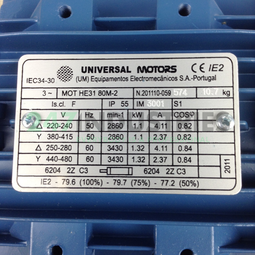 HE3180M-2B3 Universal Motors Image 2