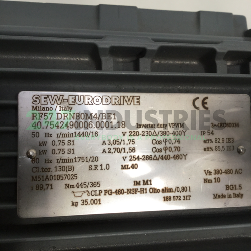 RF57DRN80M4/BE1-I90 SEW-EURODRIVE Image 5