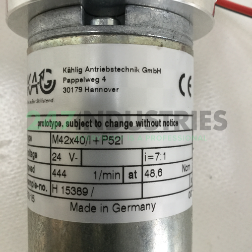M42X40I24VP52II7 Kahlig Antriebstechnik