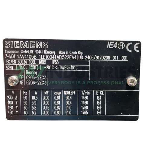 1LE1004-1AB52-2FA4 Siemens Image 4