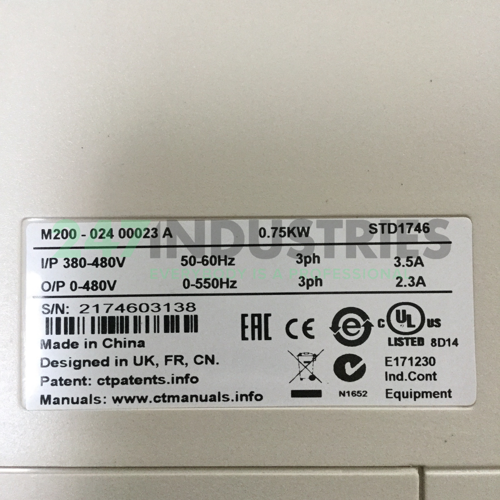 M200-02400023A Control Techniques Image 4