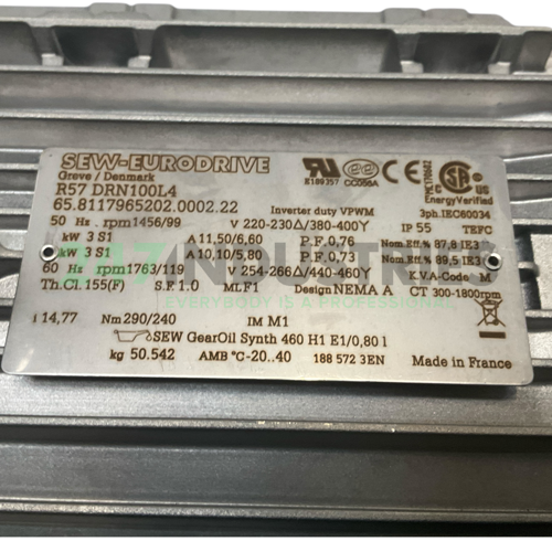 R57DRN100L4 SEW-EURODRIVE Image 4