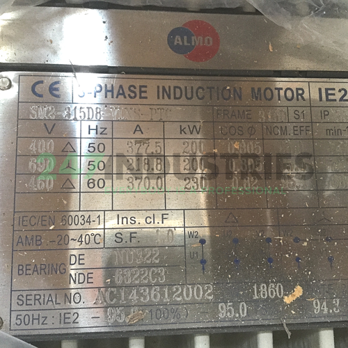 SM2-315D8-VLNS-PTCB3 Almo