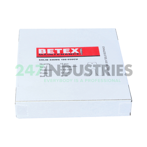 SHIMS-100-050-CU-100X100X0.50 Betex Image 2