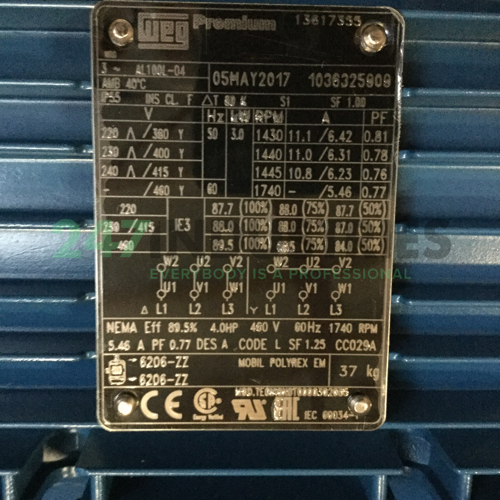 3K31AL3100L4B14 WEG Image 4