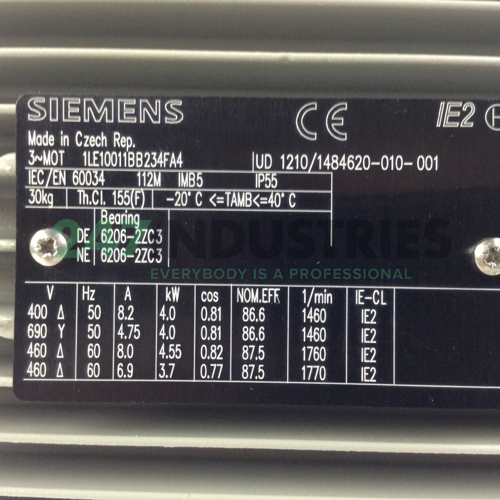 1LE1001-1BB23-4FA4 Siemens Image 2