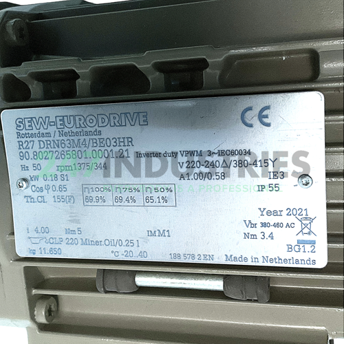 R27DRN63M4/BE03HR SEW-EURODRIVE Image 4