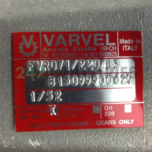 FVR071/220B3-71B5I52 Varvel Image 2