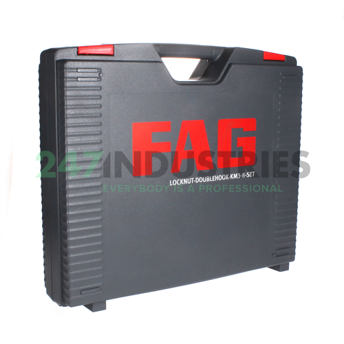 LOCKNUT-DOUBLEHOOK-KM3-8-SET FAG