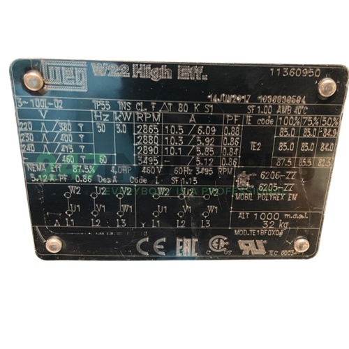 3K31CI2100L4B3 WEG Image 4