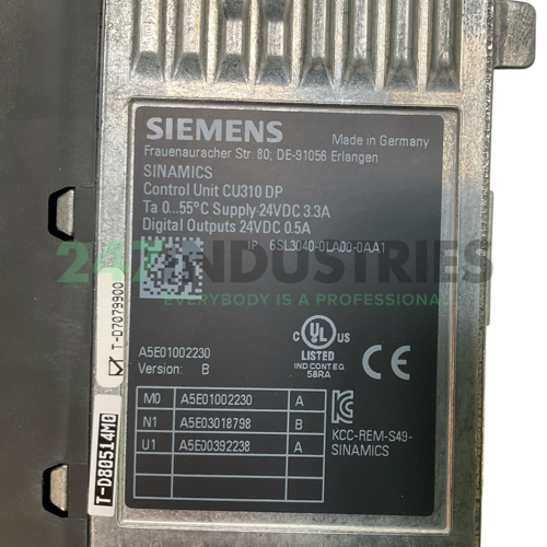 6SL3040-0LA00-0AA1 Siemens Image 4