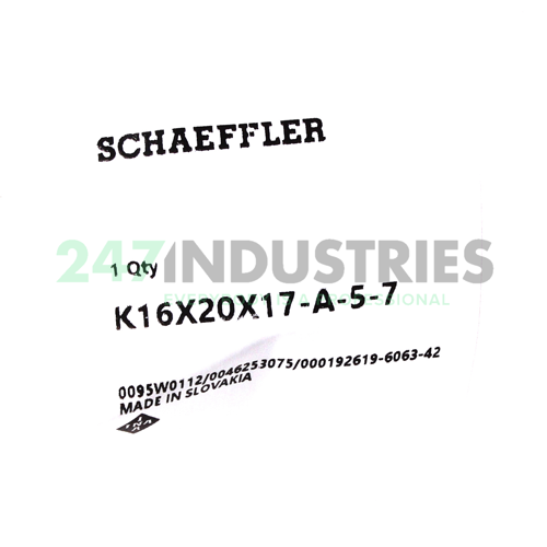 K16X20X17-A/-5-7 INA Image 3