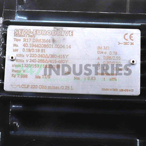 R17/DR63M4 SEW-EURODRIVE Image 2
