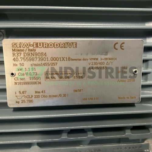 R37DRN90S4 SEW-EURODRIVE Image 4