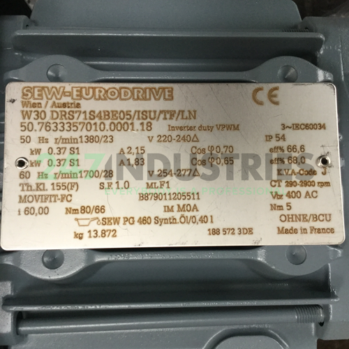 W30DRS71S4BE05/ISU/TF/LN-I60- SEW-EURODRIVE Image 4