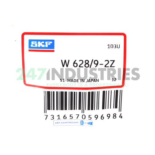 W628/9-2Z SKF Image 3