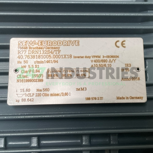 R77DRN132S4/TF SEW-EURODRIVE Image 4