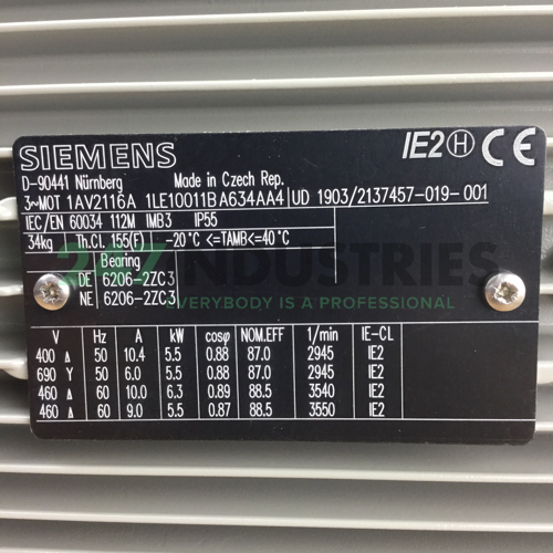1LE1001-1BA63-4AA4 Siemens Image 2