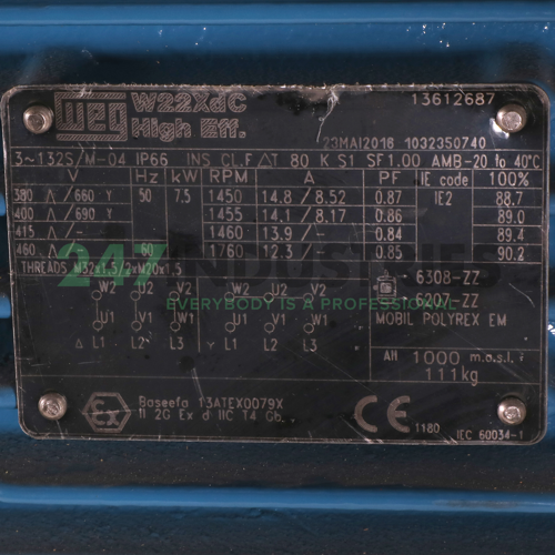 7.5K32CI1132S/M4B35 WEG Image 2