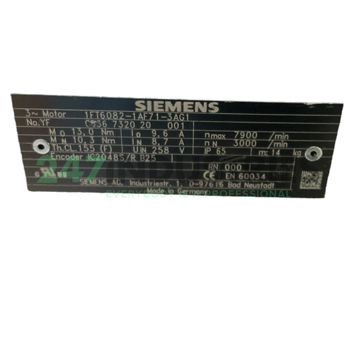 1FT6082-1AF1-3AG1 Siemens Image 4