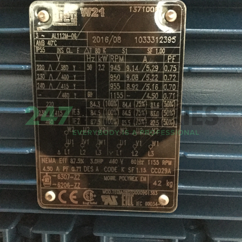 2.2K31AL3112M6B3 WEG Image 4