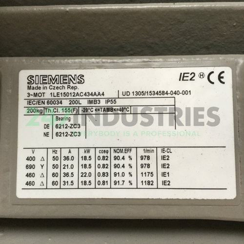 1LE1501-2AC43-4AA4 Siemens Image 4