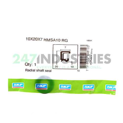 10X20X7HMSA10RG SKF Image 3