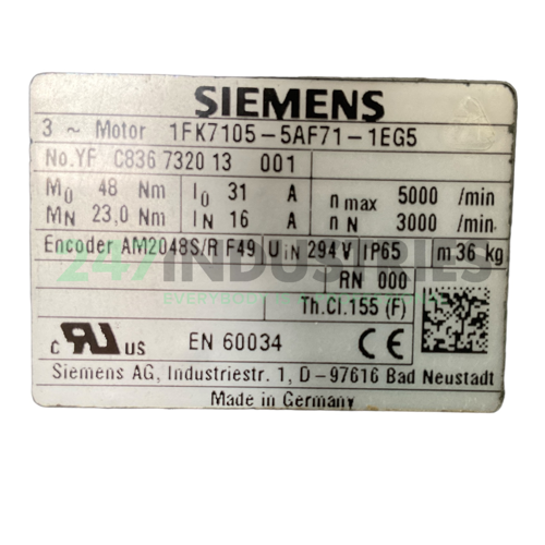 1FK7105-5AF71-1EG5 Siemens Image 4
