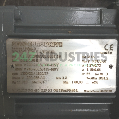 WA30/TDR63L4/BR/HR SEW-EURODRIVE Image 4